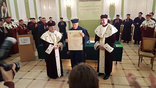 Doktor ”honoris causa” dla Ks. prof. Marka Starowieyskiego