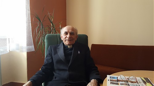 75-lecie urodzin ks. prof. Stanisława Ziemiańskiego SJ, autora tekstu i muzyki pieśni ”Jeden Chleb”