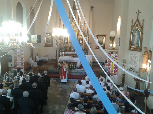 Schola PETRUSa na odpuście w Koźmicach Wielkich