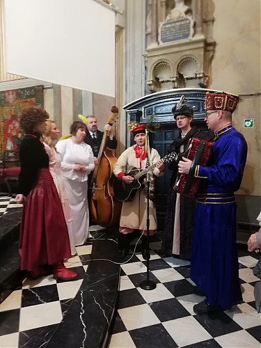 Kolędowanie w parafi św. Klemensa w Wieliczce